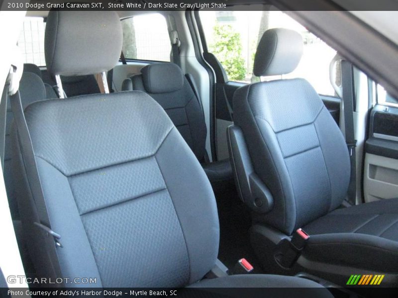 Stone White / Dark Slate Gray/Light Shale 2010 Dodge Grand Caravan SXT