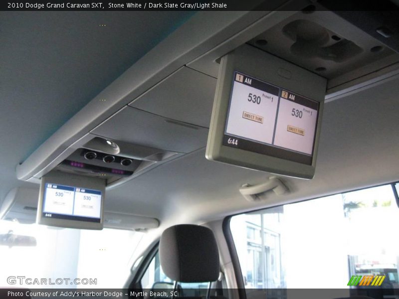 Stone White / Dark Slate Gray/Light Shale 2010 Dodge Grand Caravan SXT