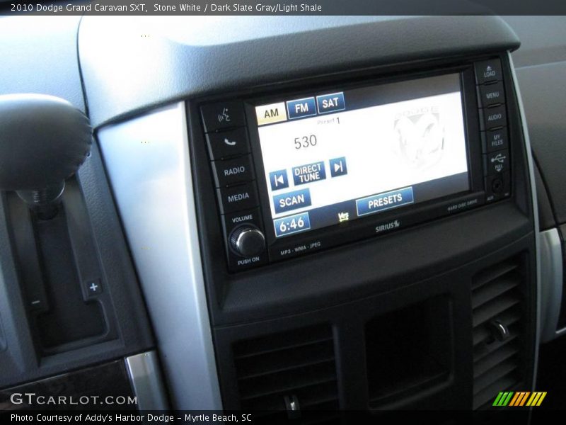 Stone White / Dark Slate Gray/Light Shale 2010 Dodge Grand Caravan SXT