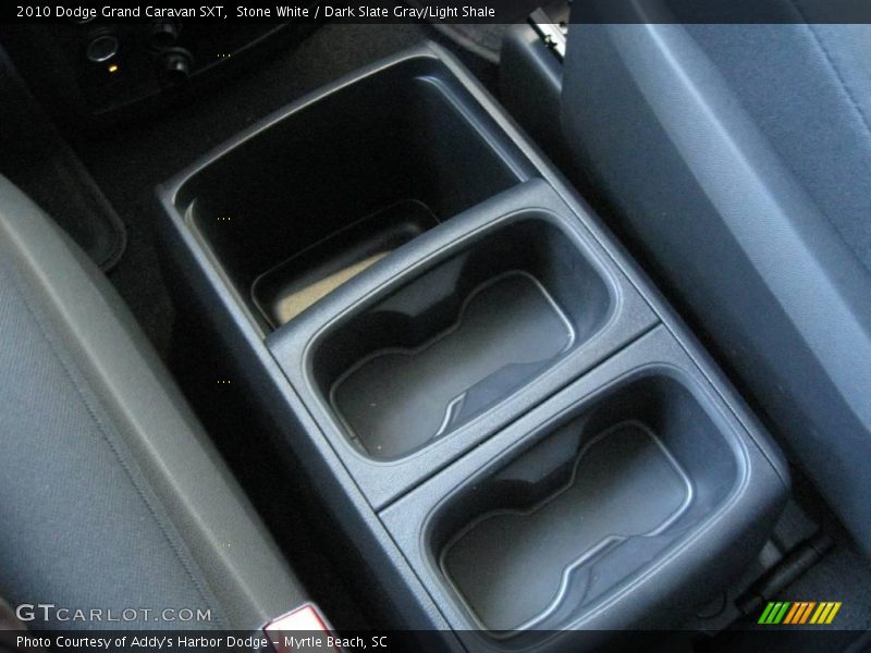 Stone White / Dark Slate Gray/Light Shale 2010 Dodge Grand Caravan SXT