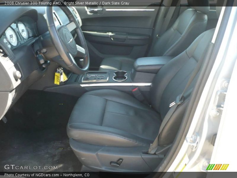 Bright Silver Metallic / Dark Slate Gray 2008 Chrysler 300 Touring AWD