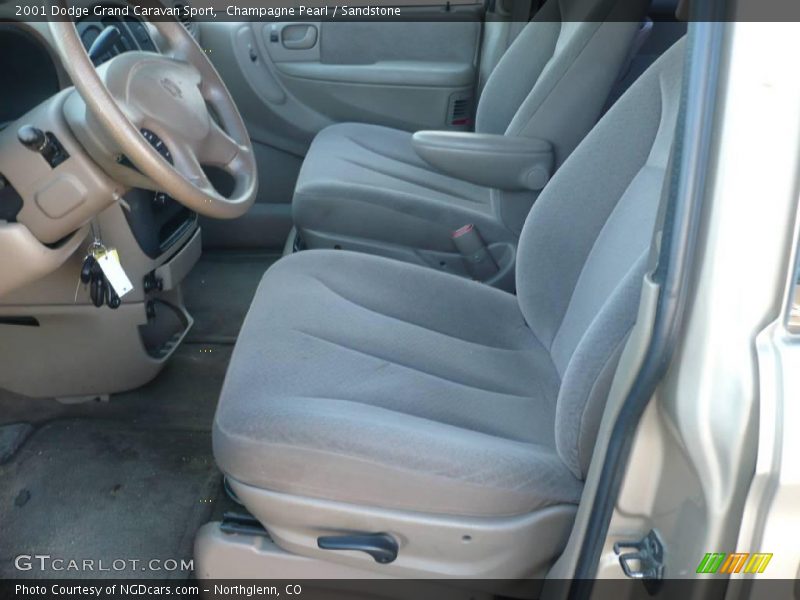 Champagne Pearl / Sandstone 2001 Dodge Grand Caravan Sport