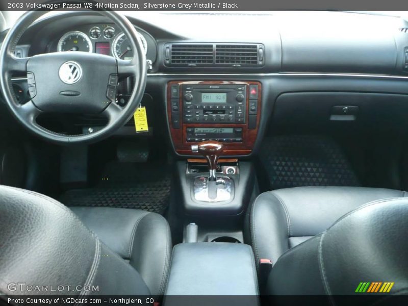 Silverstone Grey Metallic / Black 2003 Volkswagen Passat W8 4Motion Sedan