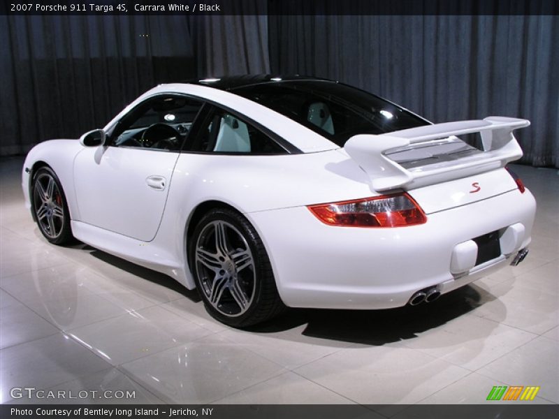 Carrara White / Black 2007 Porsche 911 Targa 4S