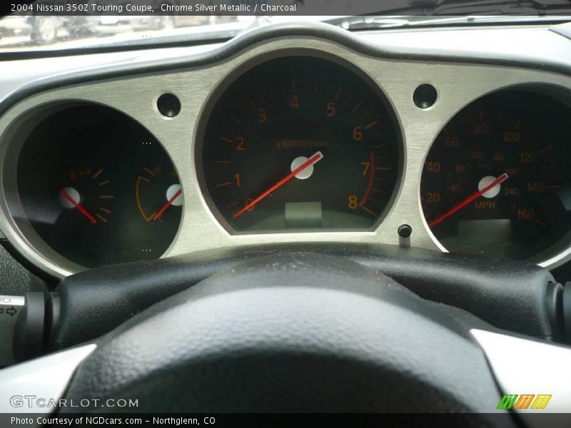 Chrome Silver Metallic / Charcoal 2004 Nissan 350Z Touring Coupe