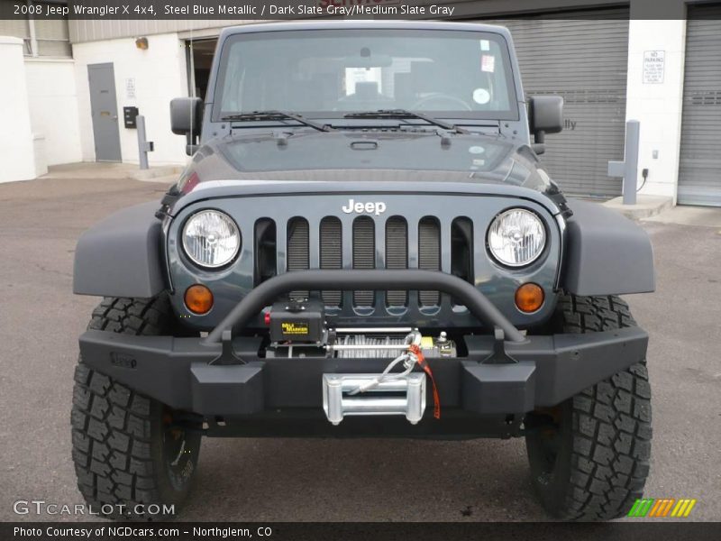 Steel Blue Metallic / Dark Slate Gray/Medium Slate Gray 2008 Jeep Wrangler X 4x4
