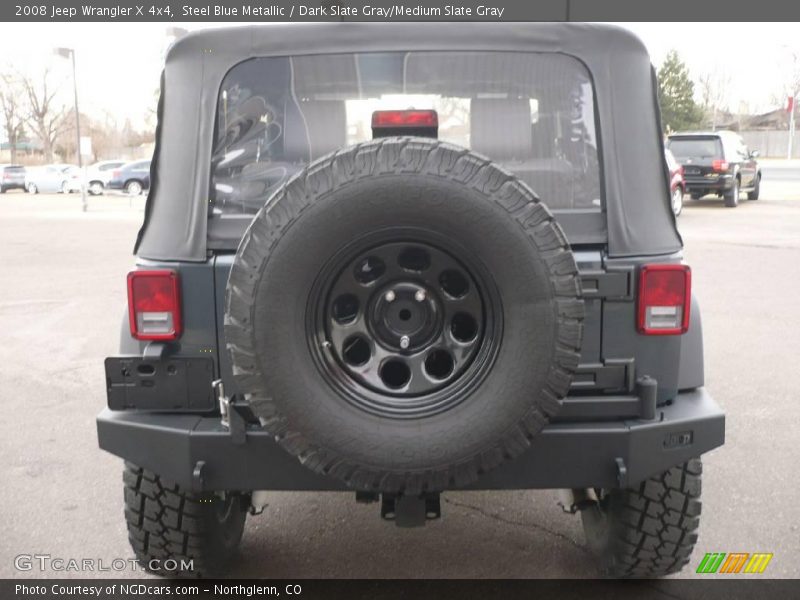 Steel Blue Metallic / Dark Slate Gray/Medium Slate Gray 2008 Jeep Wrangler X 4x4