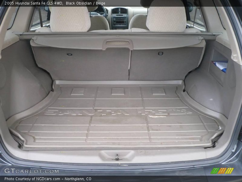 Black Obsidian / Beige 2005 Hyundai Santa Fe GLS 4WD