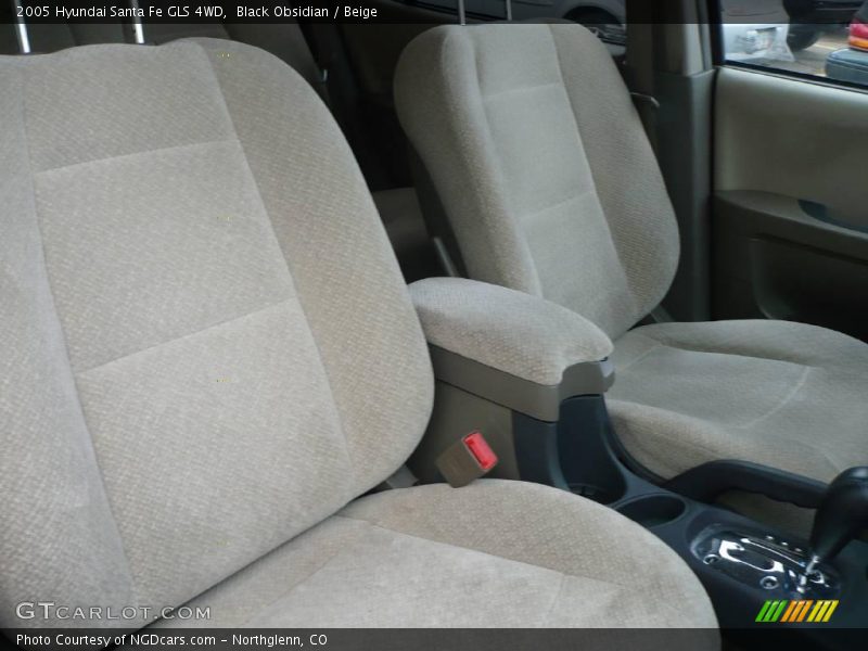 Black Obsidian / Beige 2005 Hyundai Santa Fe GLS 4WD