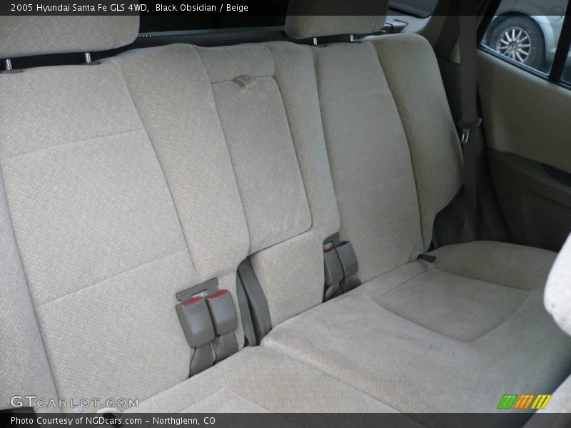 Black Obsidian / Beige 2005 Hyundai Santa Fe GLS 4WD