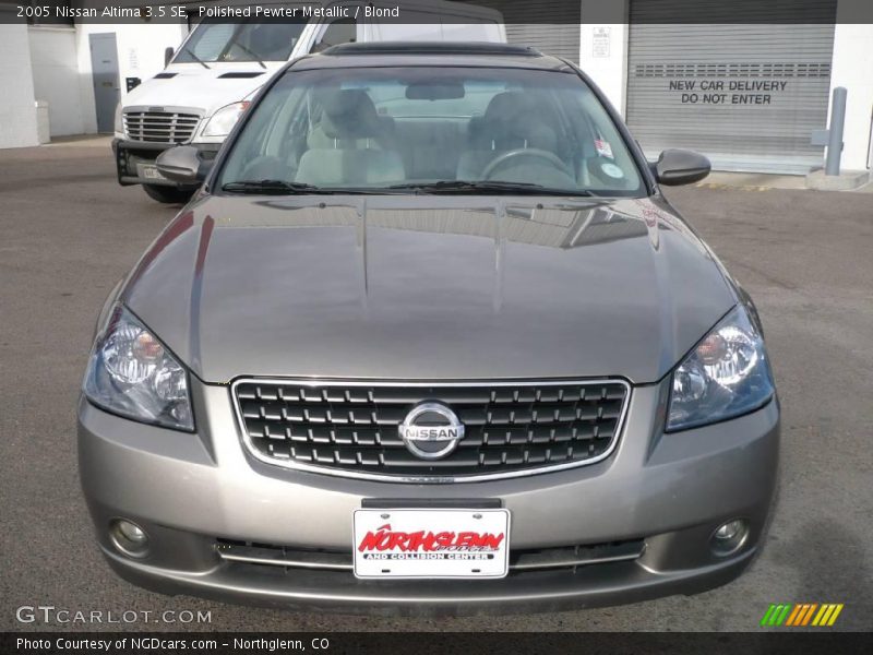 Polished Pewter Metallic / Blond 2005 Nissan Altima 3.5 SE