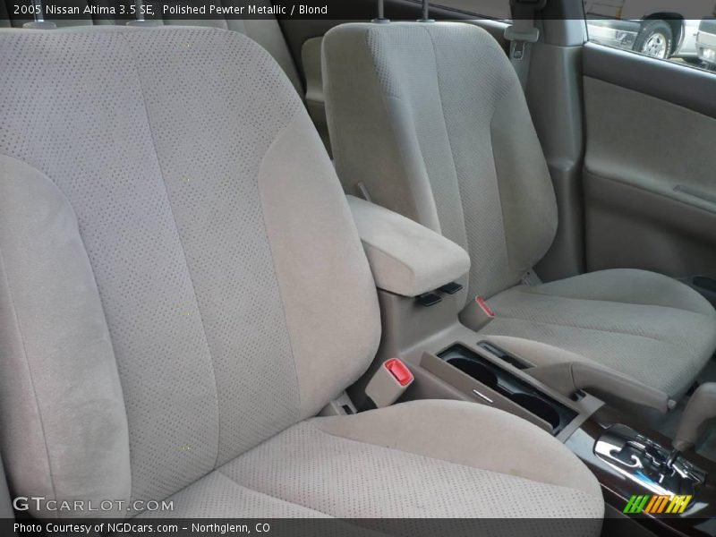 Polished Pewter Metallic / Blond 2005 Nissan Altima 3.5 SE
