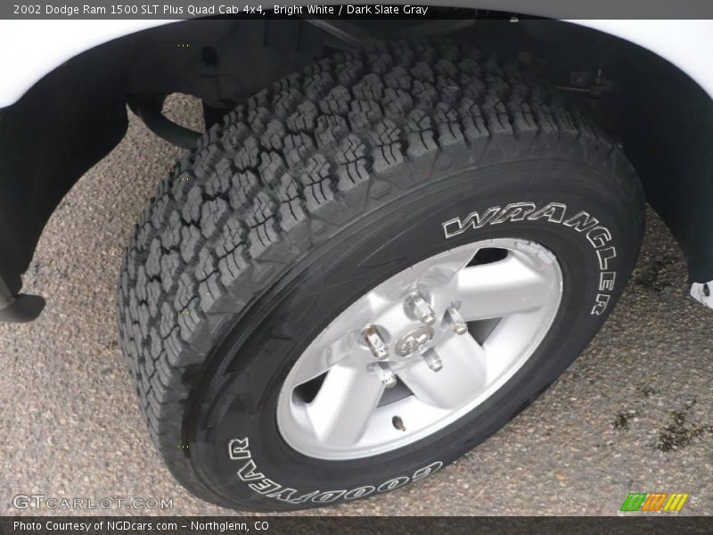 Bright White / Dark Slate Gray 2002 Dodge Ram 1500 SLT Plus Quad Cab 4x4
