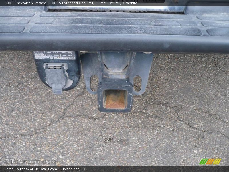 Summit White / Graphite 2002 Chevrolet Silverado 2500 LS Extended Cab 4x4
