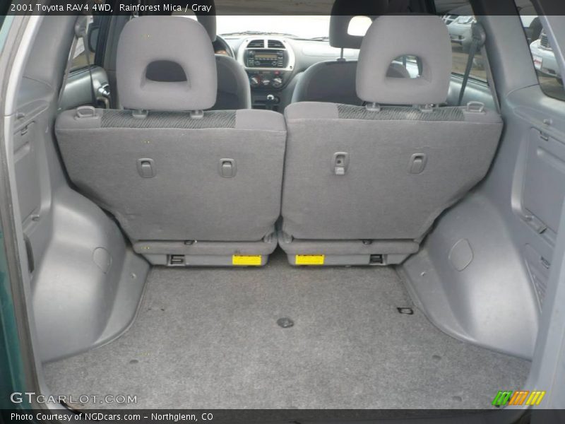 Rainforest Mica / Gray 2001 Toyota RAV4 4WD