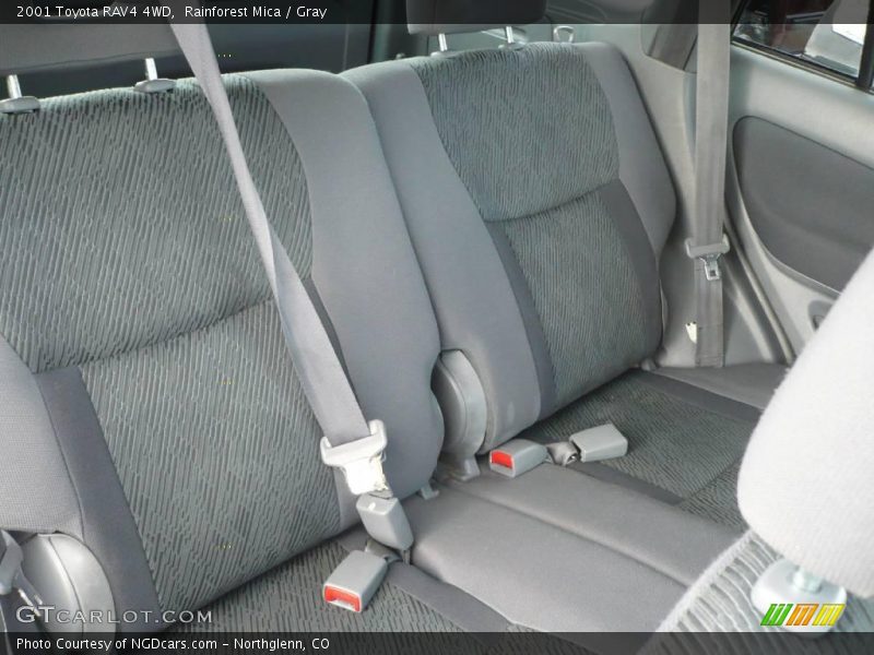 Rainforest Mica / Gray 2001 Toyota RAV4 4WD