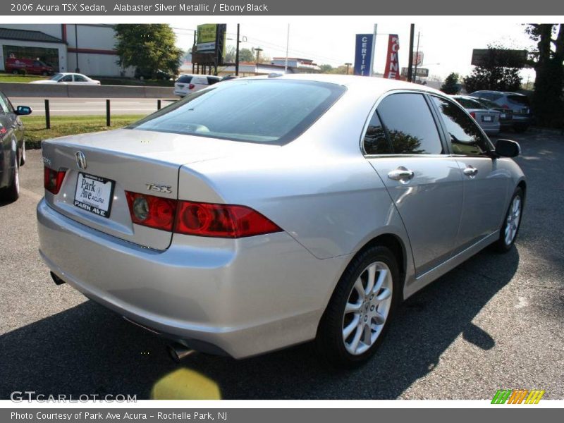 Alabaster Silver Metallic / Ebony Black 2006 Acura TSX Sedan