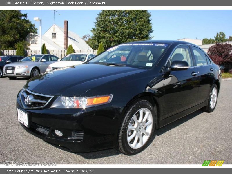 Nighthawk Black Pearl / Parchment 2006 Acura TSX Sedan