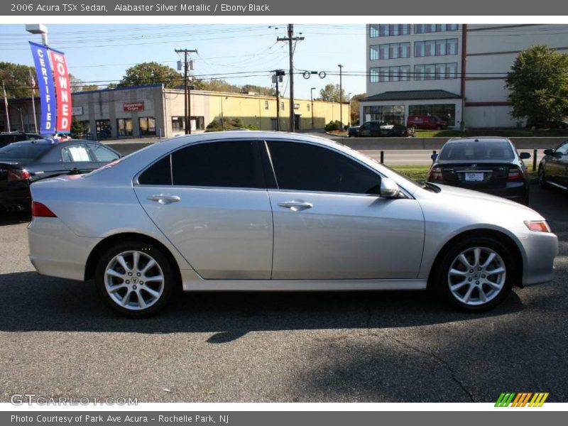 Alabaster Silver Metallic / Ebony Black 2006 Acura TSX Sedan