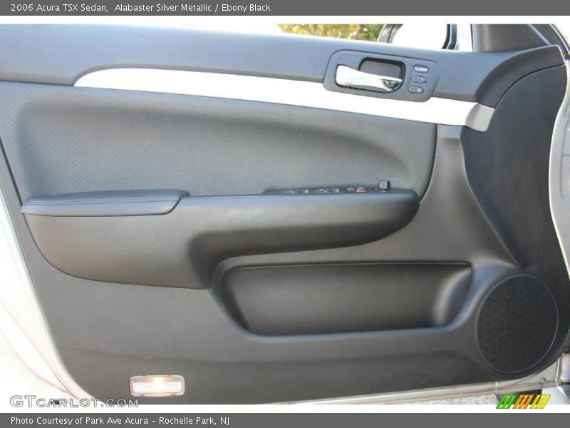 Alabaster Silver Metallic / Ebony Black 2006 Acura TSX Sedan