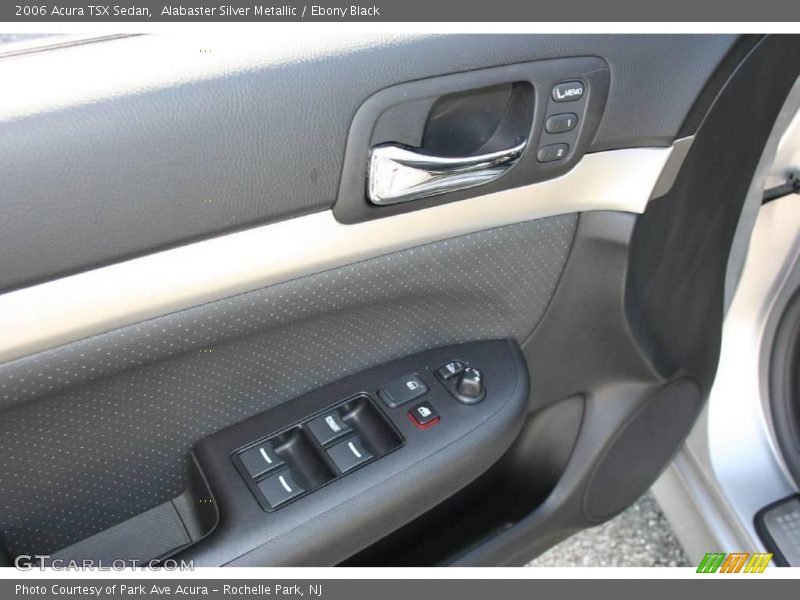 Alabaster Silver Metallic / Ebony Black 2006 Acura TSX Sedan