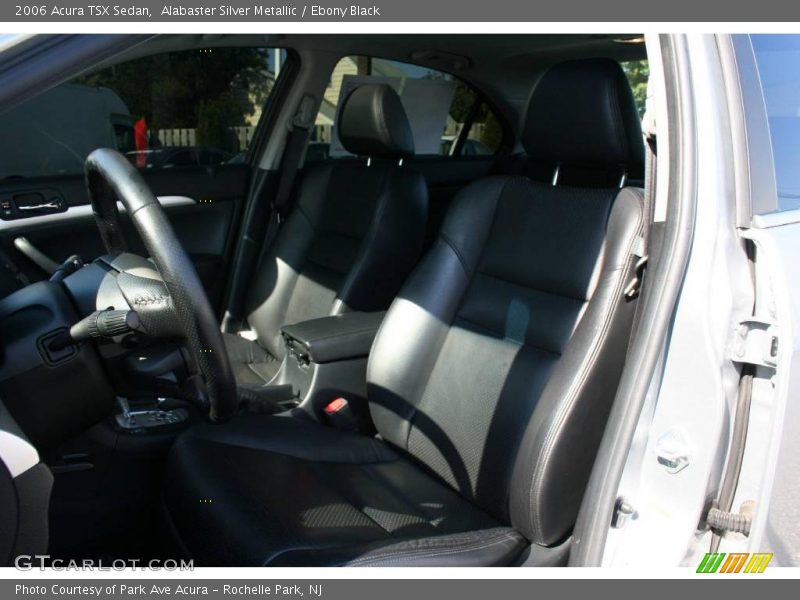 Alabaster Silver Metallic / Ebony Black 2006 Acura TSX Sedan