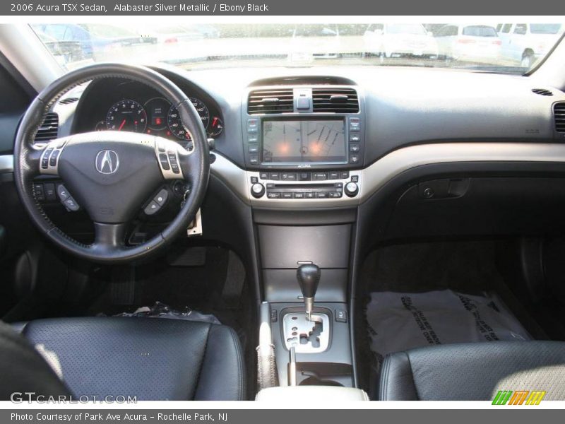 Alabaster Silver Metallic / Ebony Black 2006 Acura TSX Sedan