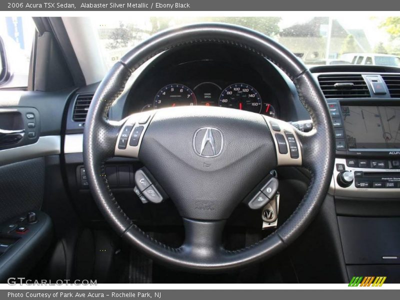 Alabaster Silver Metallic / Ebony Black 2006 Acura TSX Sedan