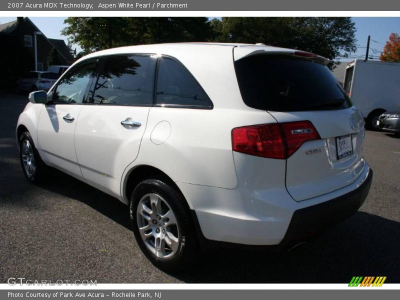Aspen White Pearl / Parchment 2007 Acura MDX Technology