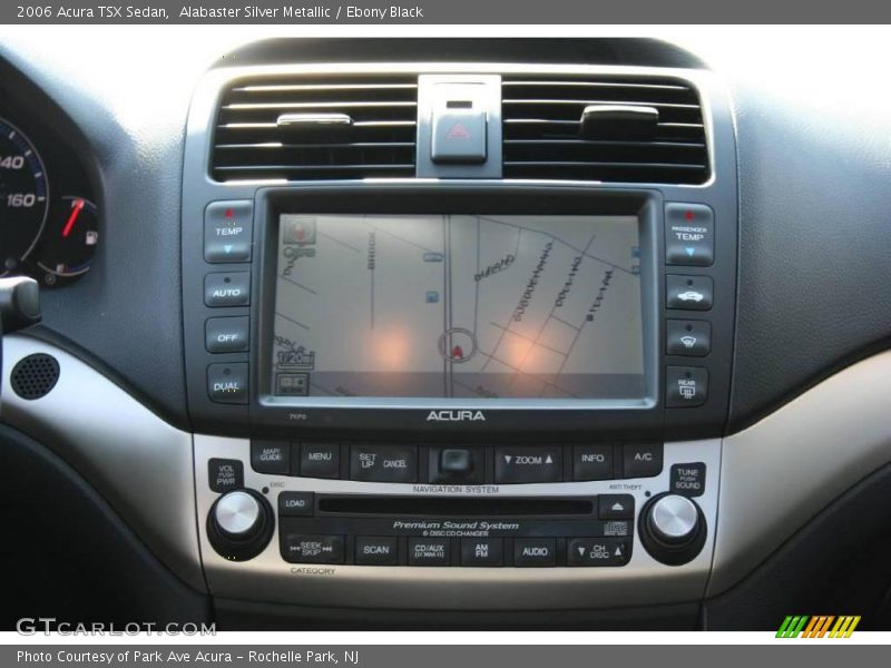 Alabaster Silver Metallic / Ebony Black 2006 Acura TSX Sedan