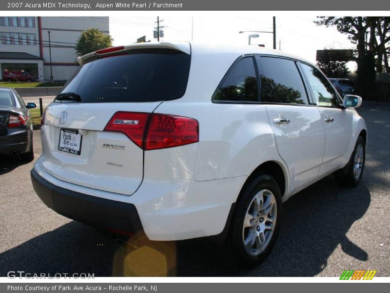 Aspen White Pearl / Parchment 2007 Acura MDX Technology
