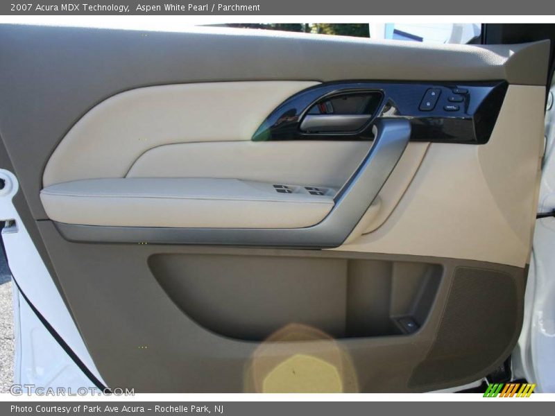 Aspen White Pearl / Parchment 2007 Acura MDX Technology