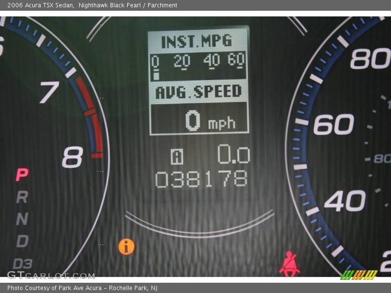Nighthawk Black Pearl / Parchment 2006 Acura TSX Sedan