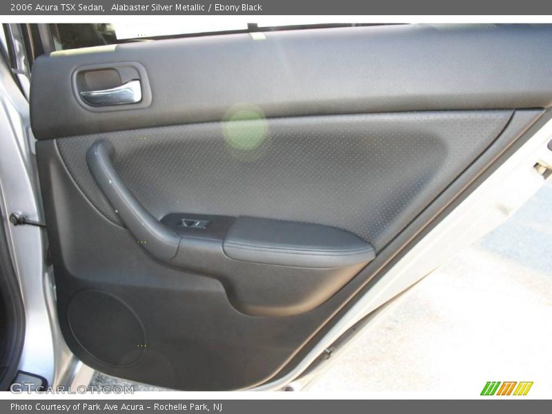 Alabaster Silver Metallic / Ebony Black 2006 Acura TSX Sedan