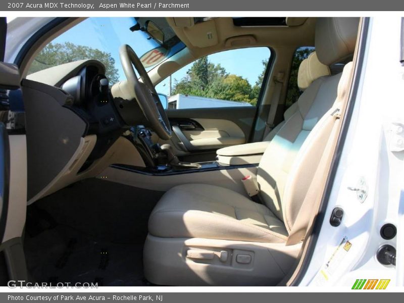Aspen White Pearl / Parchment 2007 Acura MDX Technology