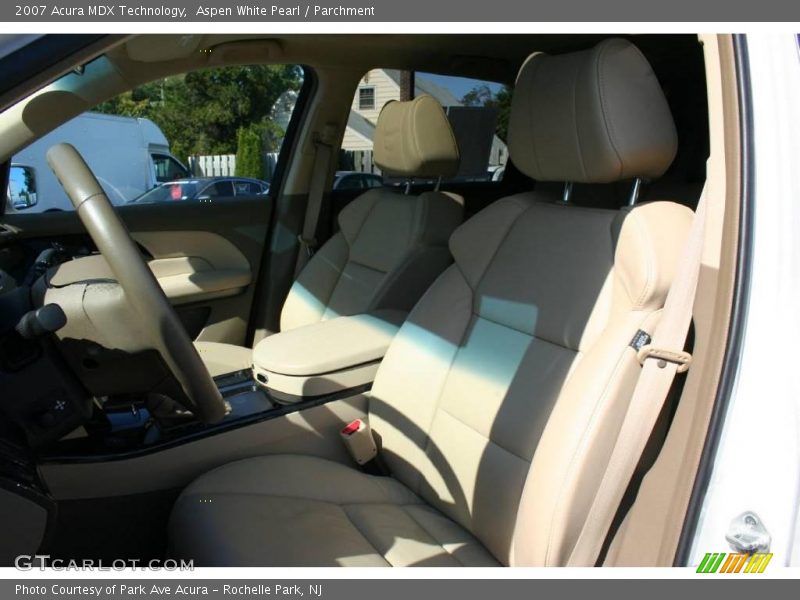 Aspen White Pearl / Parchment 2007 Acura MDX Technology