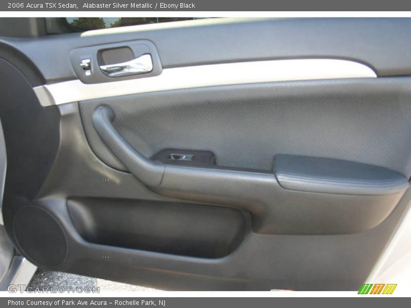 Alabaster Silver Metallic / Ebony Black 2006 Acura TSX Sedan