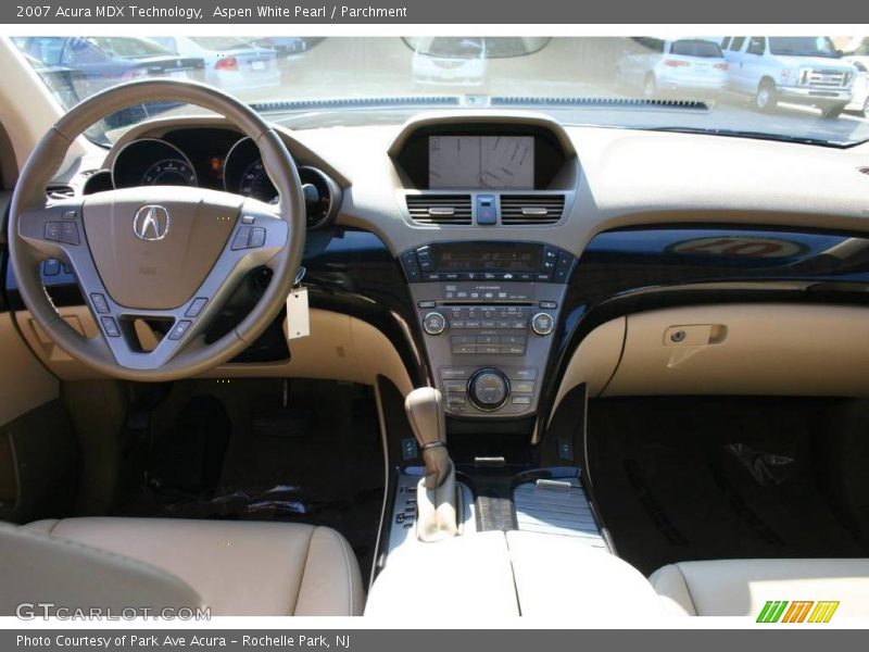 Aspen White Pearl / Parchment 2007 Acura MDX Technology