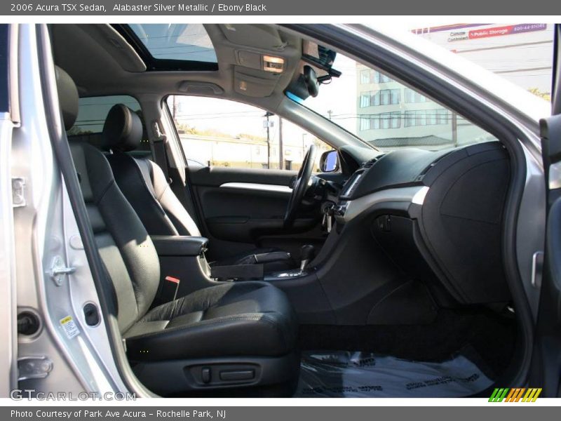 Alabaster Silver Metallic / Ebony Black 2006 Acura TSX Sedan