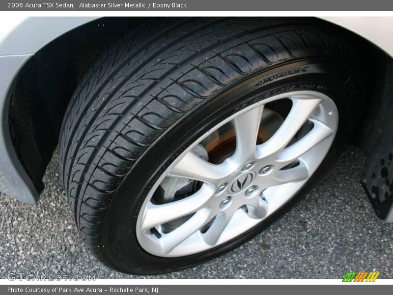 Alabaster Silver Metallic / Ebony Black 2006 Acura TSX Sedan