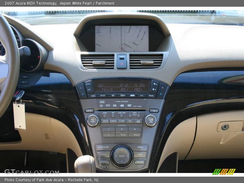 Aspen White Pearl / Parchment 2007 Acura MDX Technology