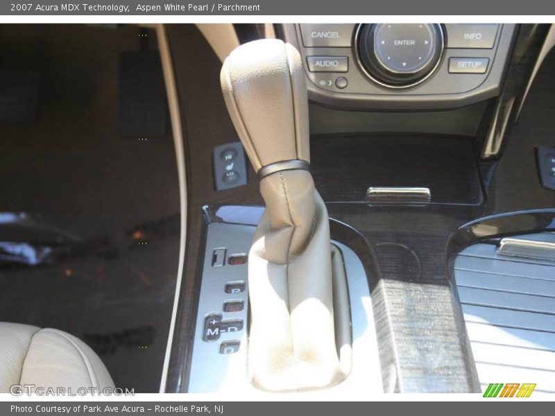 Aspen White Pearl / Parchment 2007 Acura MDX Technology