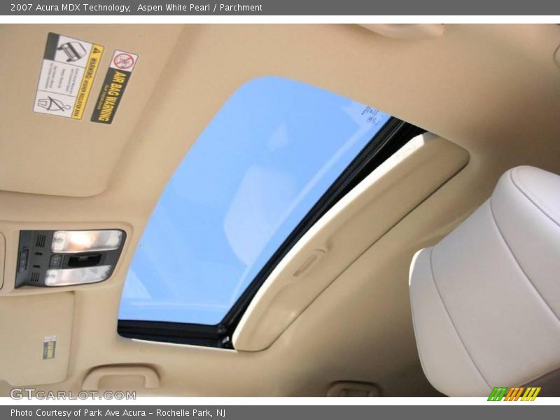 Aspen White Pearl / Parchment 2007 Acura MDX Technology