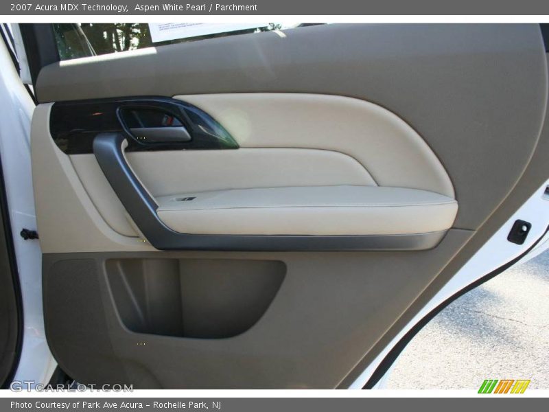 Aspen White Pearl / Parchment 2007 Acura MDX Technology
