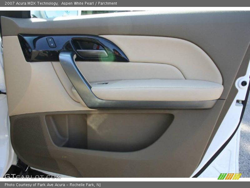 Aspen White Pearl / Parchment 2007 Acura MDX Technology