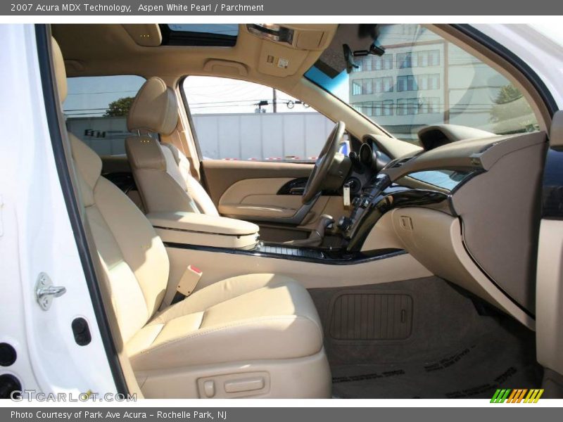 Aspen White Pearl / Parchment 2007 Acura MDX Technology