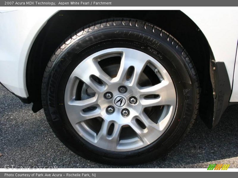 Aspen White Pearl / Parchment 2007 Acura MDX Technology
