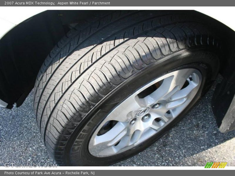 Aspen White Pearl / Parchment 2007 Acura MDX Technology
