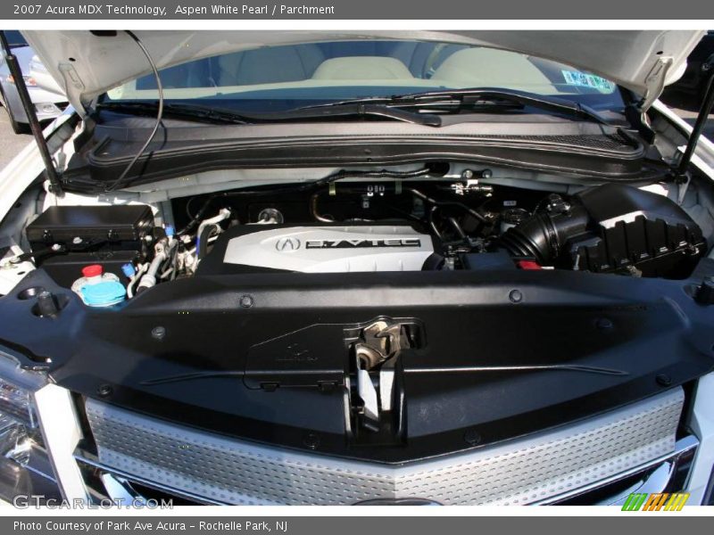 Aspen White Pearl / Parchment 2007 Acura MDX Technology
