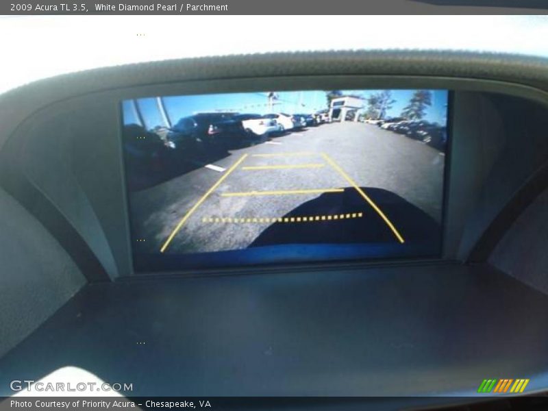 White Diamond Pearl / Parchment 2009 Acura TL 3.5